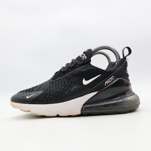 Nike Air Max 270 Sneakers Women's Size 6.5 Running Shoes Black White AH6789-001 - Picture 4 of 10